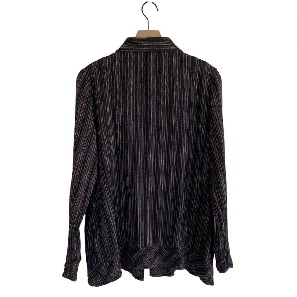 Solitaire 100% Linen Striped Jacket - Picture 2 of 8